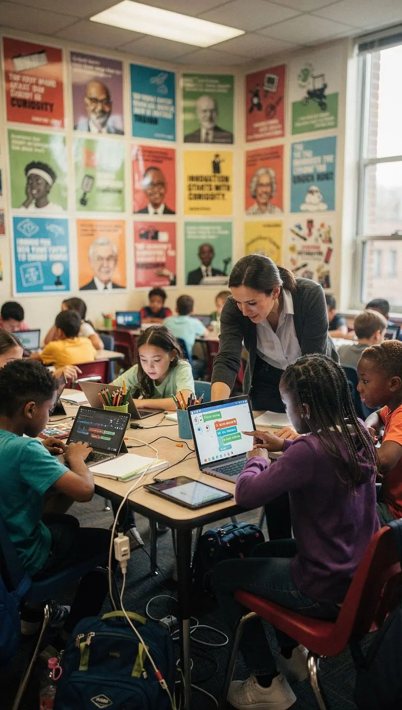 Community members engaging with digital payment solutions.